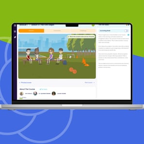 Animated Bloomster lesson teaching tweens creative and analytical problem-solving.
