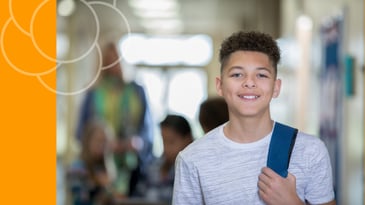 Middle schooler practicing impulse control with guided reflection