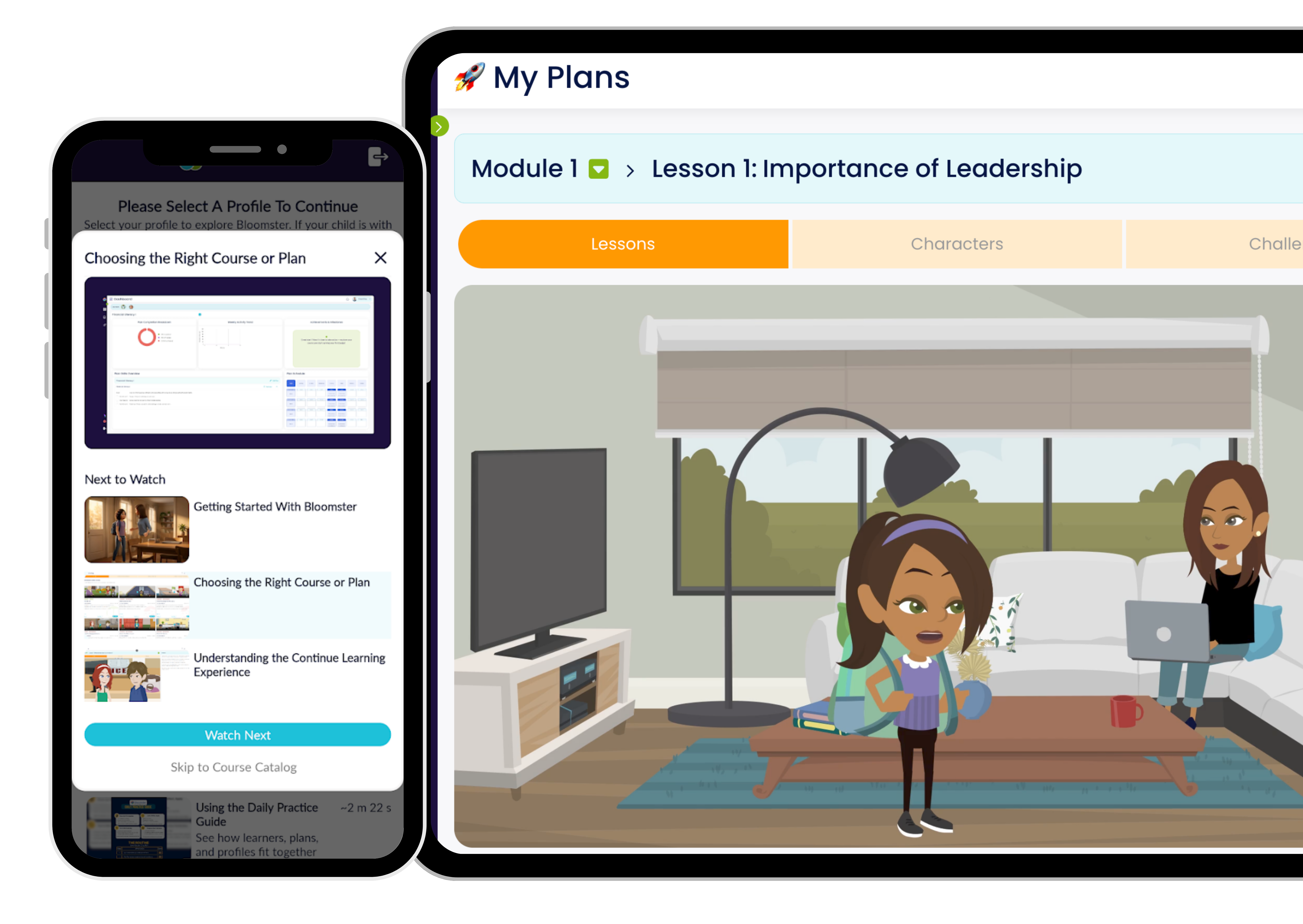 Child building confidence