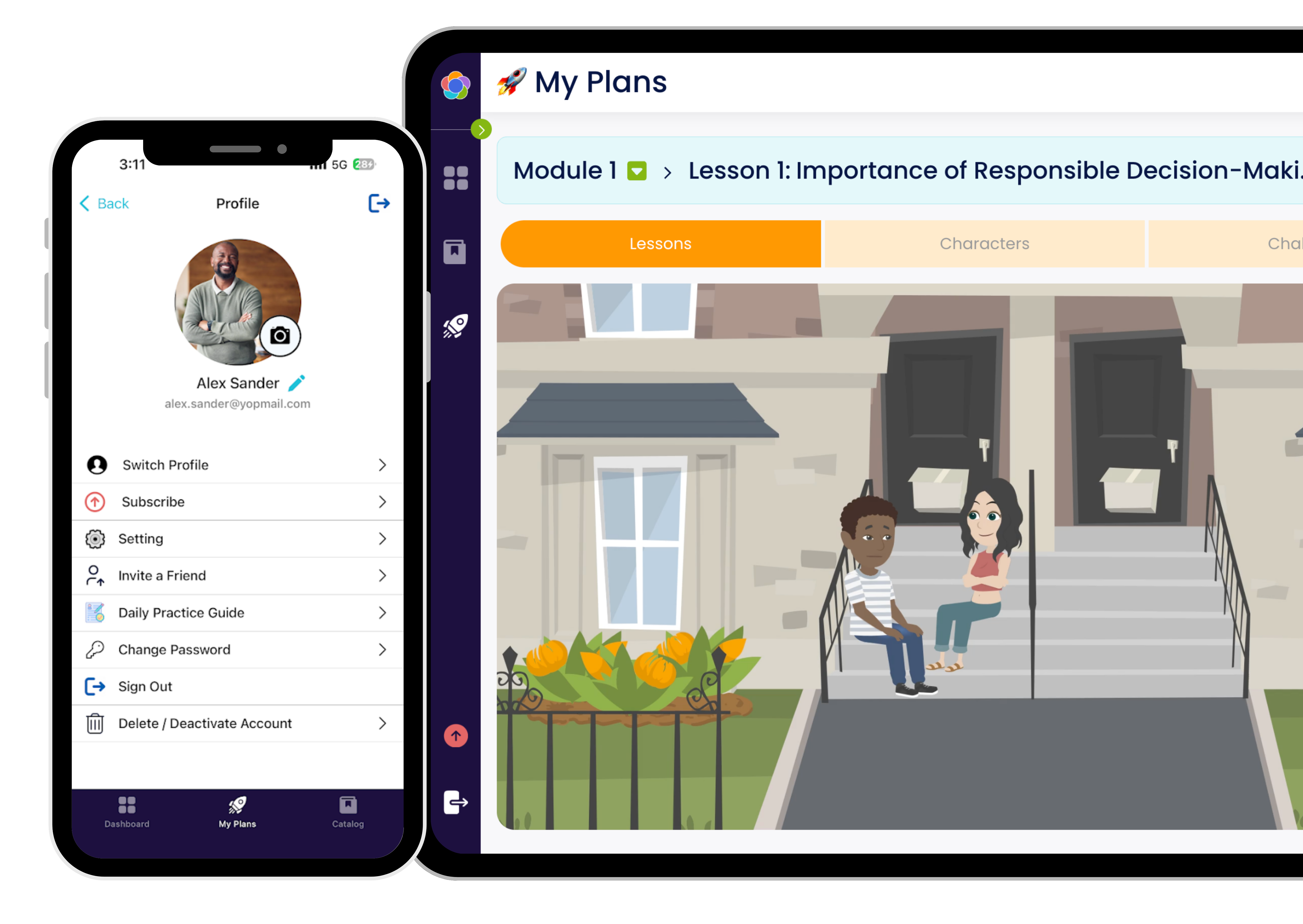 Child building confidence